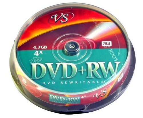 Изображение товара DVD+RW диск 4.7 ГБ 12 см 10 шт в Cake Box