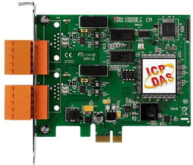 

Плата ICP DAS PEX-CAN200i-T CR 2-Port Isolated Protection CAN Communication Board with 5-pin Screw Terminal Connector (Ro, PEX-CAN200i-T CR