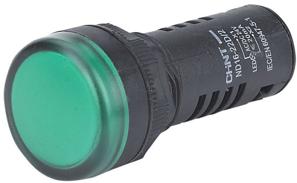 

Индикатор CHINT 146694 помехозащищенный ND16-22D/4K2 зел. AC 230В, 146694