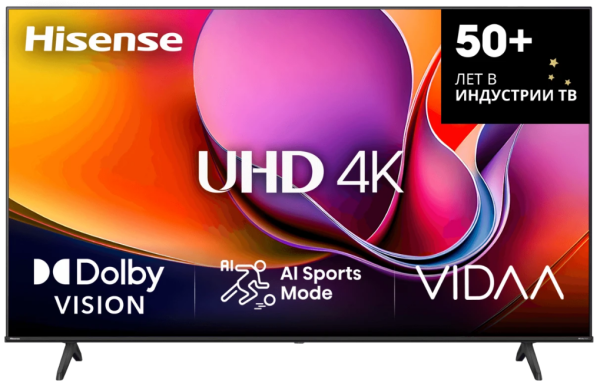 Изображение товара Телевизор Hisense 43A6Q Ultra HD 4K с Smart TV и объемным звуком