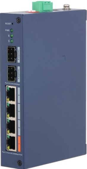 Изображение товара Коммутатор PoE Dahua DH-CHS4206-4GT-60