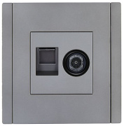 фото Розетка IEK FP-AK20-1-K46