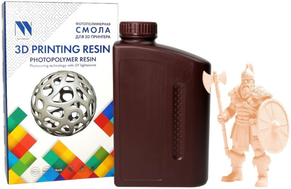 Изображение товара Фотополимерная смола NV-3D-PLANT-BASED-RESIN-BEIGE 1000 г экологичный материал