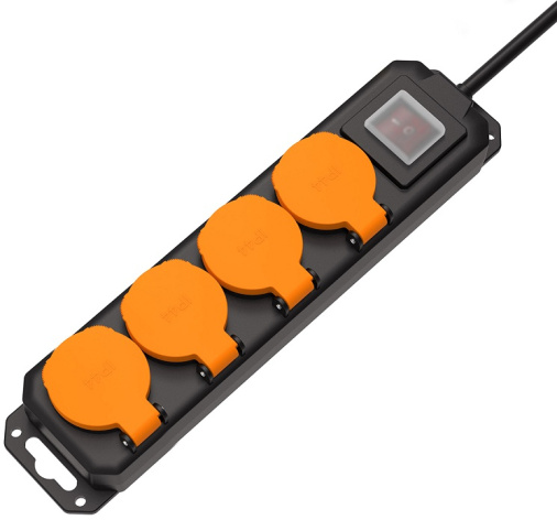 Удлинитель силовой Filum FL-PEC-4SCH-SW-IP44