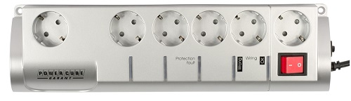 

Сетевой фильтр Power Cube Garant SIS-2-10 3 м, 5+1 телефонная защита, страховка, металлик, Garant