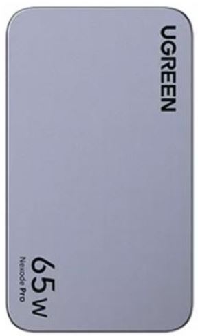 

Зарядное устройство сетевое UGREEN X753 Nexode Pro 65W Ultra Slim USB-A+2*USB-C GaN Tech Fast Charger EU, цвет: серый, X753