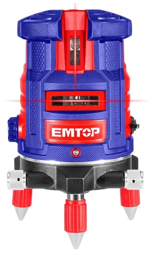 

Уровень лазерный EMTOP ESLE53001 (с красными лучами), ESLE53001