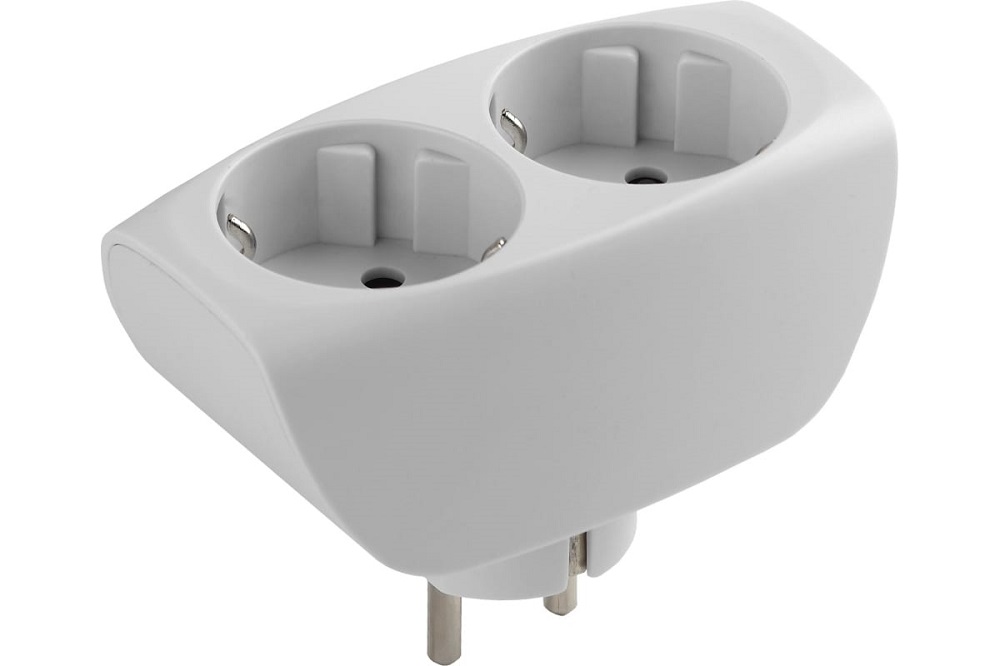 

Разветвитель ЭРА C0045528 SP-2e-W 2гн, с заземлением, со шторками, C0045528