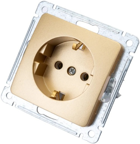 Изображение товара Розетка с заземлением HEGEL РС16-411-07 надежное электропитание