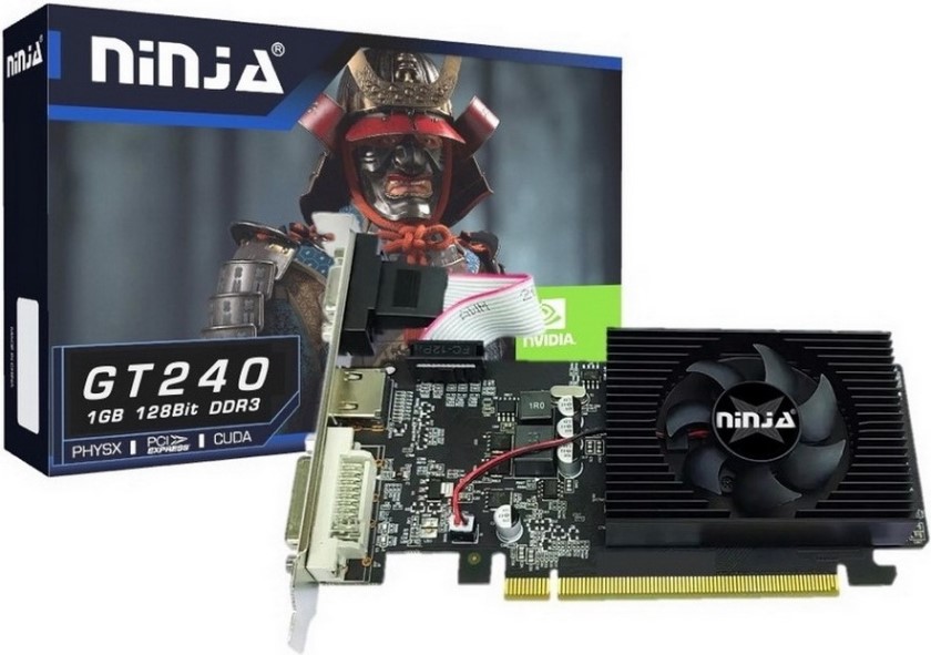 

Видеокарта PCI-E Sinotex GeForce GT 240 (NK24NP013F) 1GB GDDR3 128bit 550/1333MHz HDMI DVI VGA, GeForce GT 240 (NK24NP013F)