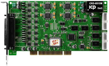 Изображение товара Цифро-аналоговая плата ICP DAS PIO-DA16U CR 16 каналов PCI с 12 бит разрешения