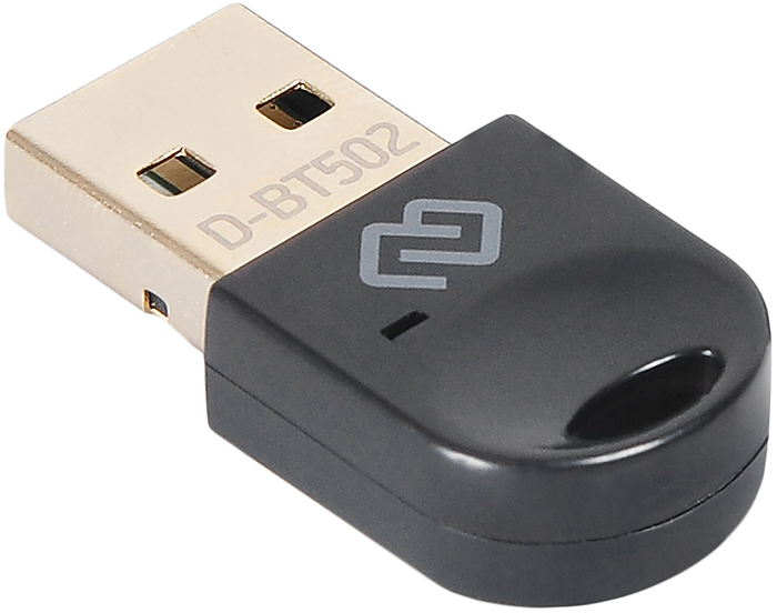 

Адаптер USB Digma D-BT502 bluetooth 5.0+EDR class 1.5 20м черный, D-BT502