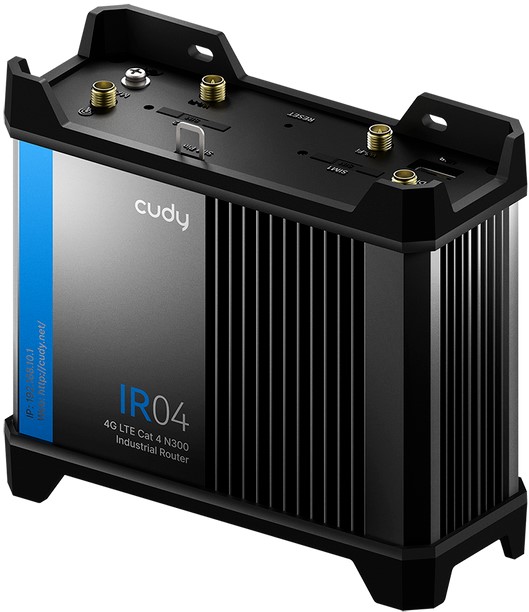 

Маршрутизатор Cudy IR04 с поддержкой Wi-Fi N300 и 4G LTE категории 4, IR04