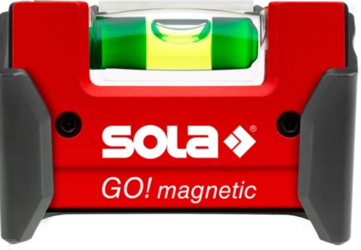 

Уровень SOLA 01621101 компактный магнитный GO! Magnetic, 1 глазок, точн. 0,75 мм/м, 01621101