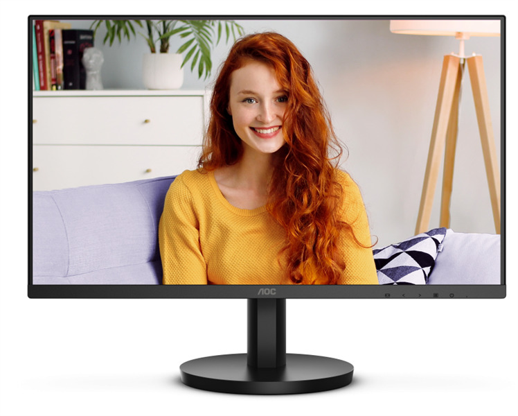

Монитор 23,8" AOC 24B3HMA2 1920x1080 WLED, 16:9, VA, 250cd, 4000:1, 20M:1, 4ms, 178/178, VGA, HDMI, 100Hz, Speakers, Tilt, Внут, VESA, Black, 3y, 24B3HMA2