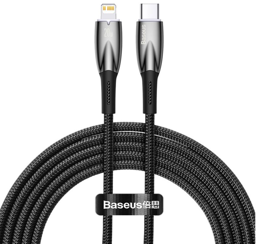 

Кабель интерфейсный Baseus CADH000101 Glimmer 2m Black, CADH000101