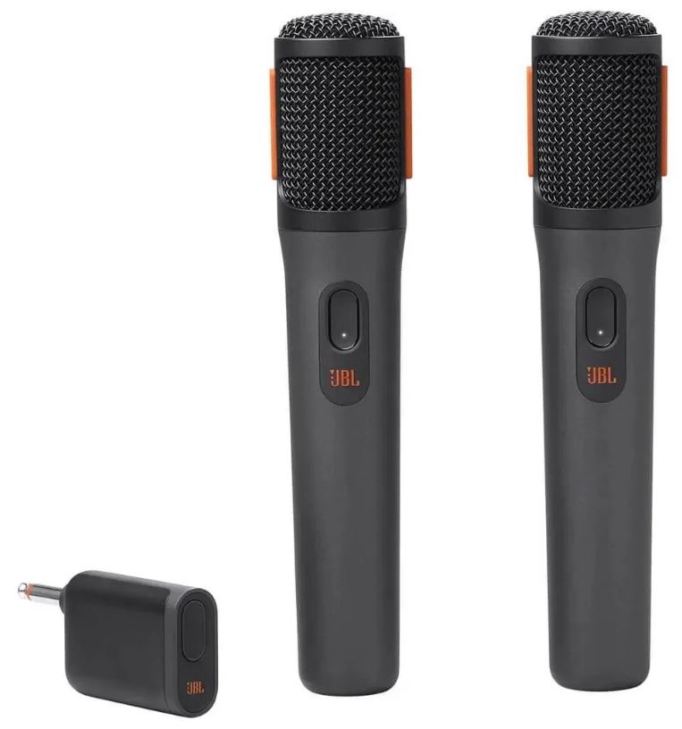 

Радиосистема JBL PartyBox Wireless Mic JBLPBWIRELESSMIC с двумя микрофонами, PartyBox Wireless Mic