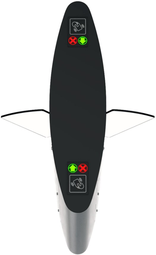 

Турникет БЛОКПОСТ СКП 1400 с раздвижными створками, с автоматической функцией "антипаника", комплект считывателей (HID, E-Marine), створки - (акрил)ст, СКП 1400