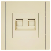 фото Розетка компьютерная IEK FP-K20-1-K10
