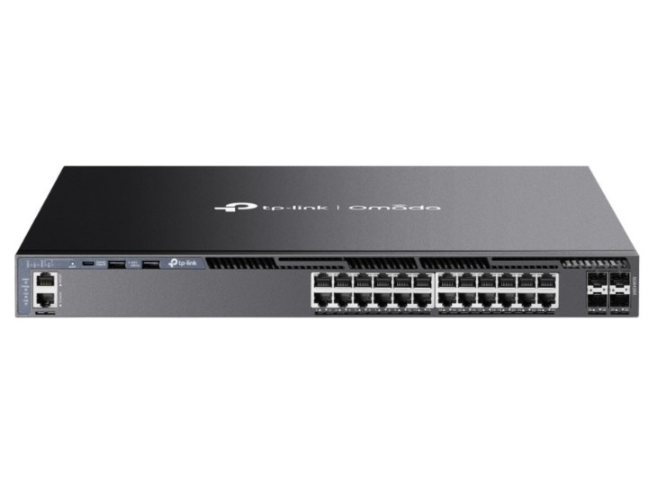 

Коммутатор управляемый TP-LINK SG6428X cтекируемый 3-го уровня Omada с 24 гигабитными портами и 4 портами SFP+, SG6428X