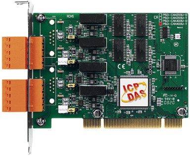 Изображение товара Плата расширения ICP DAS PISO-CAN400U-T CR с 4 CAN портами для промышленной автоматизации