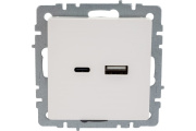 фото Розетка IEK BR-U22-018-K01