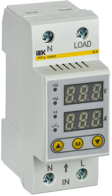 

Реле IEK IVC21-1-32 напряжения и тока РНТ-д однофазное 36мм 32А, IVC21-1-32
