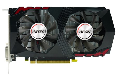 

Видеокарта PCI-E Afox GeForce GTX 1050 Ti (AF1050TI-4096D5H5-V6) 4GB GDDR5 128bit 14nm 1291/7000MHz DVI/HDMI/DP, GeForce GTX 1050 Ti (AF1050TI-4096D5H5-V6)