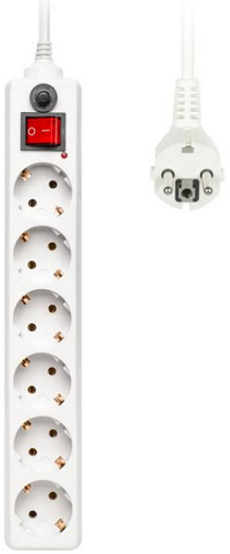 

Сетевой фильтр Buro 600SH-5-W 6 розеток, 5 метров, белый, 600SH-5-W