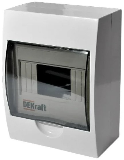 Изображение товара Корпус DEKraft 31009DEK навесной пластиковый прозрачная дверь для хранения