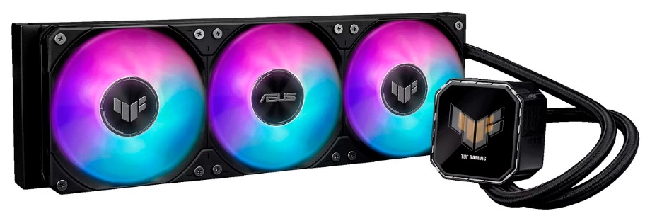 

Система охлаждения жидкостная ASUS TUF GAMING LC III 360 ARGB LCD LGA115x/1200/1700/1851/AM4/AM5 (3*120mm, 650-2600rpm, 90.78CFM, 37.4dBa), TUF GAMING LC III 360 ARGB LCD