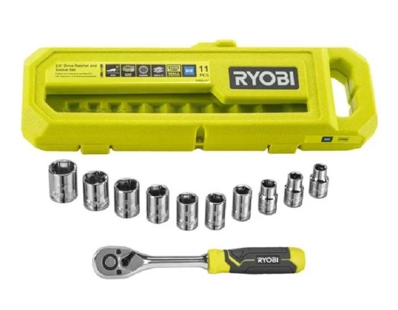 

Набор Ryobi RHRS11PC 5132006068 из трещотки и торцевых головок, RHRS11PC