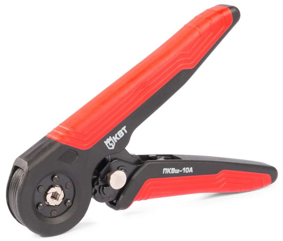 Изображение товара Пресс-клещи КВТ 101398 для опрессовки 0,25-10 мм²