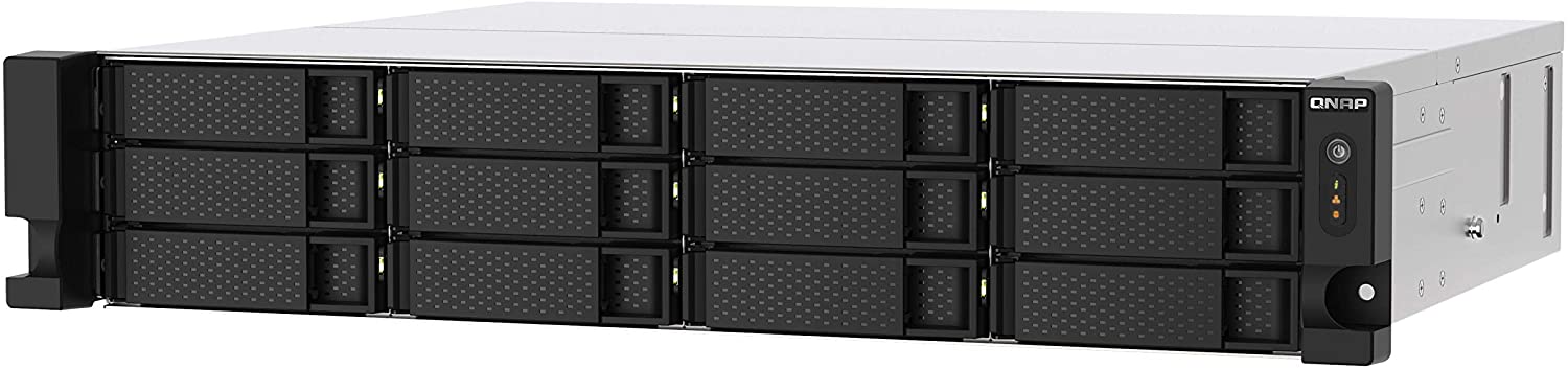 

Сетевой RAID-накопитель QNAP TS-1273AU-RP-8G 12 HDD trays, 2x 2.5 GbE, rackmount, 2 PSU. 4-core AMD V1500B, RAM 8 GB. W/o rail kit RAIL-B02, TS-1273AU-RP-8G