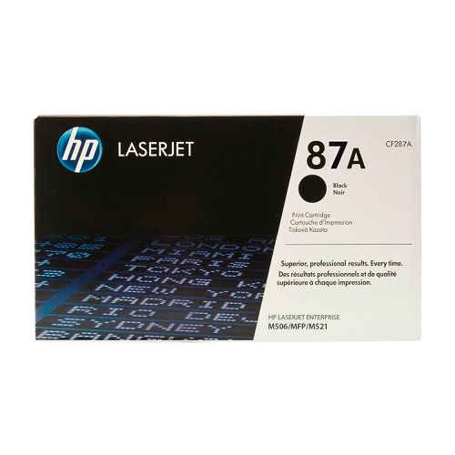 

Картридж HP 87A CF287A черный для HP LJ Ent M506/M527 (9000стр.), 87A