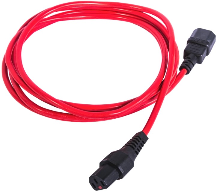 Кабель питания ЦМО R-10-Cord-C13-C14-1.8-Red