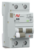 фото Автомат EKF rcbo10-1pn-20D-100-ac-av