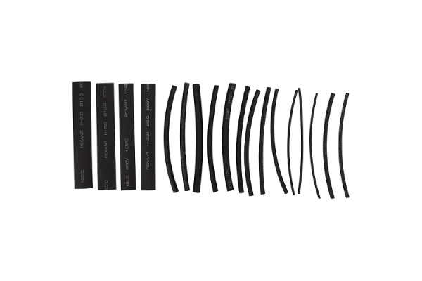 Изображение товара Реноватор Rexant 29-0105 набор термоусаживаемых трубок 10 шт черный