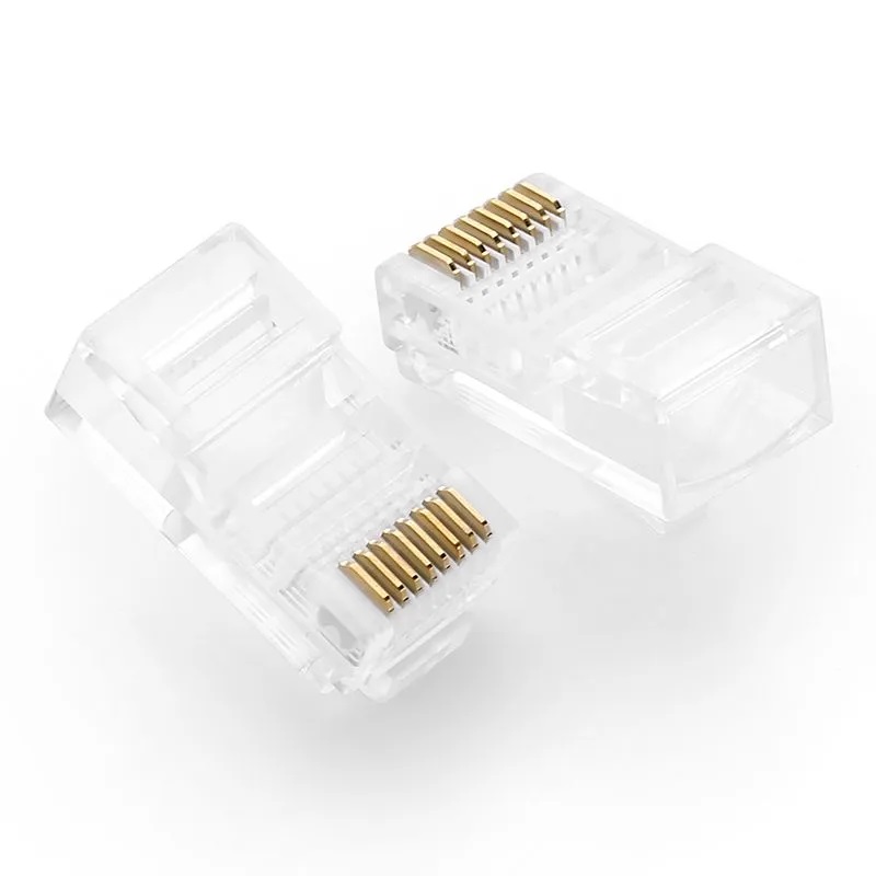 

Коннектор UGREEN NW110 RJ45 Network Connector for UTP Cat 5, Cat 5e 100шт, цвет: прозрачный, NW110