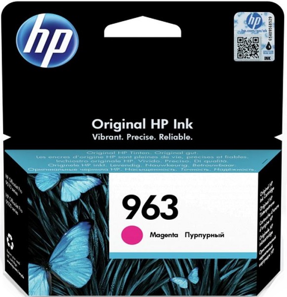 

Картридж HP 963 3JA24AE пурпурный (700 стр), 963