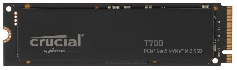 

Накопитель SSD M.2 2280 Crucial T700 2TB, 12400/11800MB/s, TBW 1200, MTBF 1.5M, T700