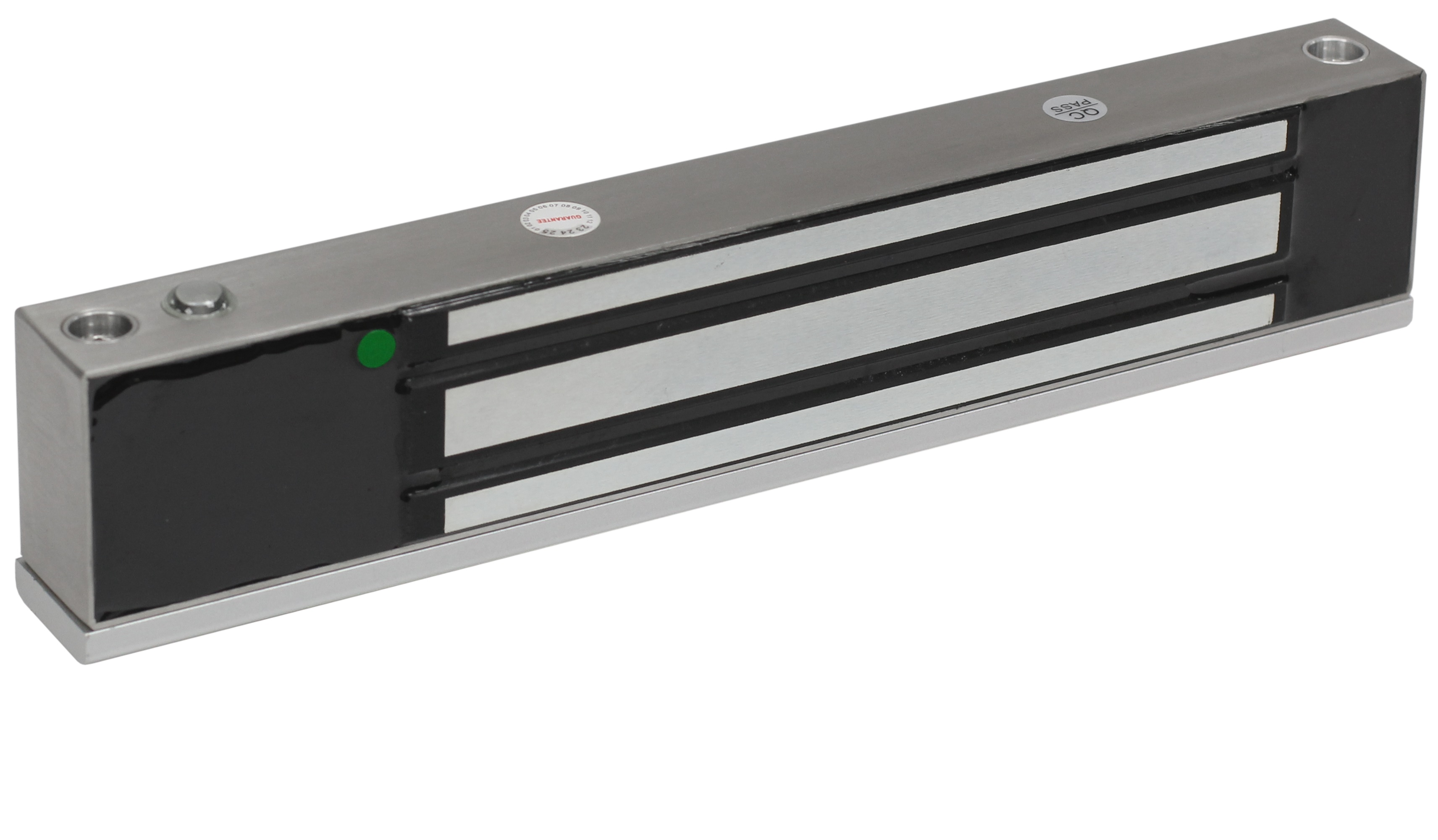 Замок электромагнитный Smartec ST-EL263DLW-SS уличное исполнение, СИД, датчик положения двери, IP68, нержавеющая сталь, усилие 260-280 кг.