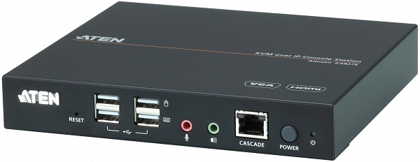 

Станция Aten KA8278-AX-G консольная с интерфейсами VGA и HDMI для КВМ-переключателя с доступом по IP, KA8278-AX-G