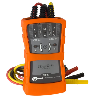 Изображение товара Указатель фаз Sonel TKF-12 компактный и безопасный для проверки трехфазных сетей