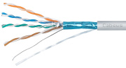 фото Кабель витая пара F/UTP 5e кат. 4 пары  Cabeus FTP-4P-Cat.5e-SOLID-LSLTx-GY