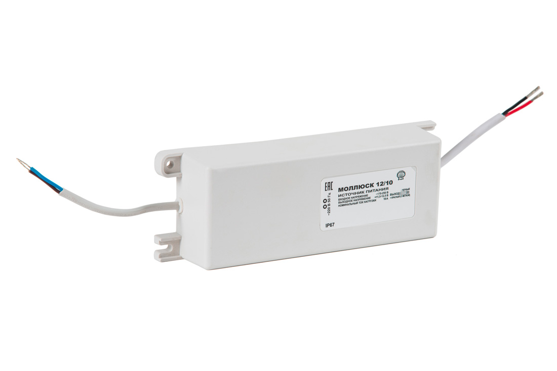 

Источник питания Бастион Моллюск 12/10 малогабаритный, вх 170 … 250 В, вых 11.5 … 12.5 В, 10 А, Моллюск 12/10