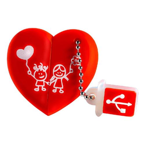 

Накопитель USB 2.0 64GB SmartBuy SB64GBHeart Wild series Сердце, SB64GBHeart