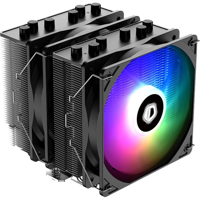 

Кулер ID-Cooling SE-55 ARGB LGA1700/1200/115X/AM4/AM5 (250W, 2*120mm, 68.2CFM, 35.2dBA, 1500rpm), SE-55 ARGB