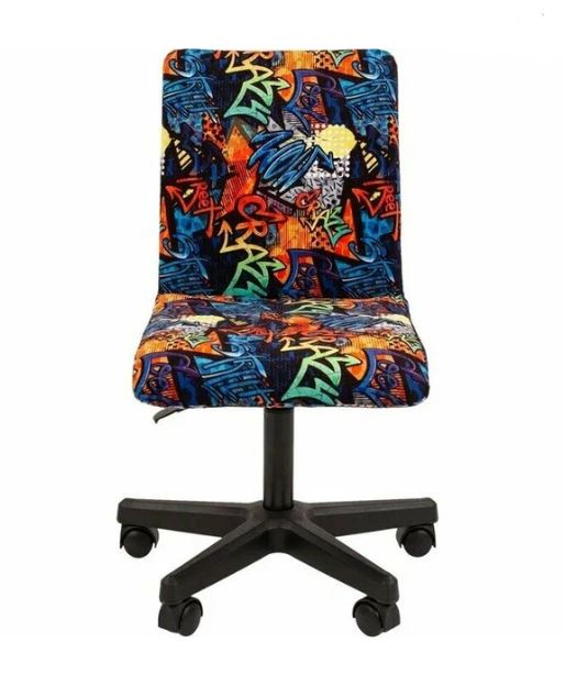 

Кресло детское Chairman Kids 109 7110402 Россия ткань CRAZY черный пластик, Kids 109