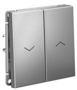 фото Выключатель двухклавишный Systeme Electric GAL000919